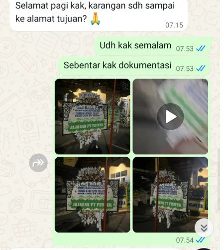 Pengiriman Papan Bunga Selamat Mekarsari