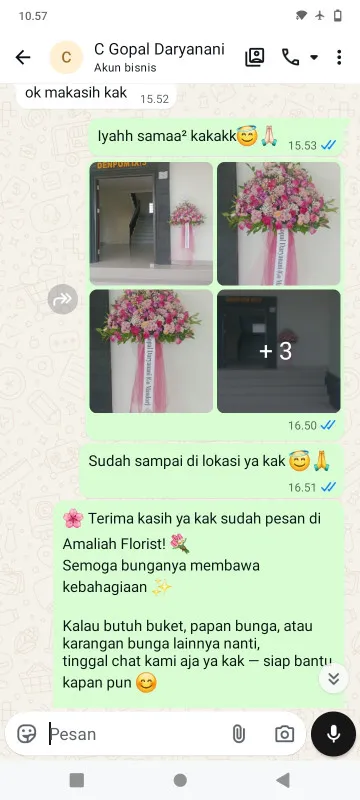 Pengiriman Karangan Bunga Mekarsari