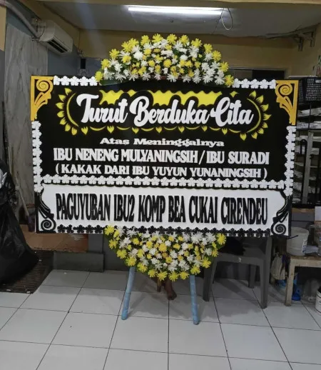 Papan Bunga Duka Mekarsari