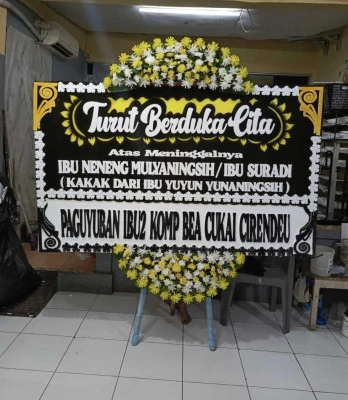 Papan Bunga di Mekarsari